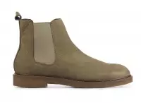 Stefano Lauran Chelsea boots Heren / Boots / Laarzen / Herenschoenen - Nubuck   - S3027 - Zand -  Maat 43