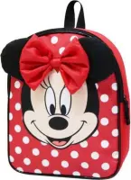 rugzak Minnie Mouse meisjes 31 cm polyester rood/zwart