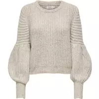 ONLY ONLSCALA L/S O-NECK PUFF PULLOVER KNT Dames Trui - Maat L