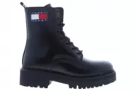 Tommy Jeans Urban Lace Up Veterboots - Laarzen Met Veters - Dames - Zwart - Maat 39