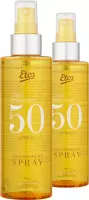 Etos Zonnebrand - 2 x Spray - SPF50 - 2 x200 ml