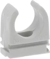 Klembeugel – installatiebuis – PVC – 16–22 mm – grijs – 100 stuks