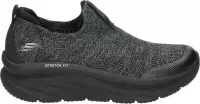 Skechers D'Lux Walker dames instapschoen - Zwart zwart - Maat 39