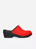 Dames Slippers Wolky 0607511-500 Clog Red Rood - Maat 37