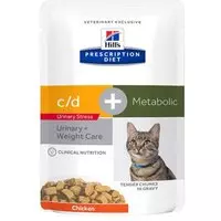 24x85g Kip Prescription Diet c/d Urinary Stress + Metabolic Hill's Kattenvoer nat