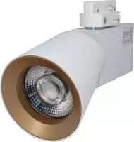 LED Railspot 12W 38 ° Eenfasig Dimbaar WIT GOUD - Wit licht