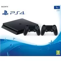 Sony Playstation 4 Slim Console 1TB + 2de Controller - Zwart