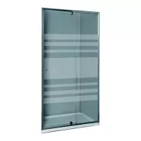 Nisdeur Allibert Priva Verstelbaar 78-91x190 cm Horizontaal Gelijnd Chroom