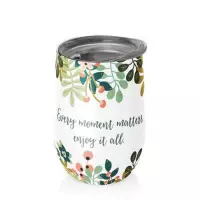 RVS kantoorbeker thermobeker 420ml - Every moment matters