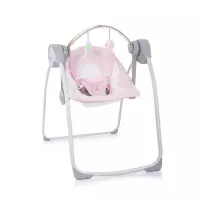 Elektrische babyschommel Chipolino Felicty roze, schommelstoel