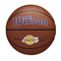 Wilson NBA Team Alliance LA Lakers - basketbal - paars - maat 7