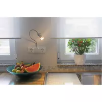 SLV Dio Flex Plug Stekkerlamp Spaarlamp, Halogeen GU10 50 W Chroom Zonder Lichtbron