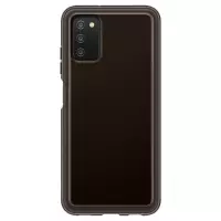 Samsung Galaxy A03S Hoesje - Samsung - Soft Serie - TPU Backcover - Zwart - Hoesje Geschikt Voor Samsung Galaxy A03S