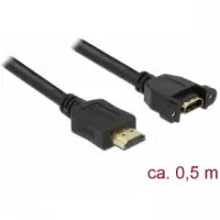 DeLOCK HDMI (m) - HDMI (v) inbouw adapter - versie 1.4 (4K 30Hz) - 0,50 meter