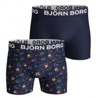 Bjorn Borg BB spaceman Heren Boxershort - 2P - Donkerblauw - Maat M