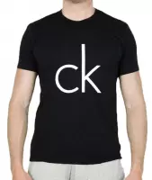 Calvin Klein - CK Shirt Ronde Hals Zwart - S
