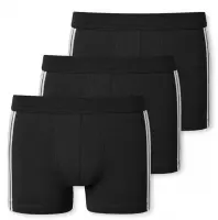 SCHIESSER 95/5 Stretch shorts (3-pack) - zwart -  Maat: 3XL