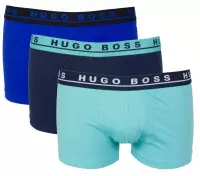 Hugo Boss Boxershorts 3-pack groen blauw