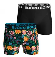 Bjorn Borg - Heren 2-Pack Core Strong Flower Sammy Boxershorts Blauw - M