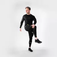 Body & Fit Perfection Flex Legging - Sportlegging voor Mannen - Sport Tight - Sportbroek Heren - Zwart - Maat S