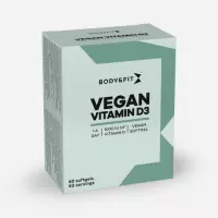 Body & Fit Vegan Vitamin D3 - Plantaardig Voedingssupplement - Vitamine D - 60 Capsules