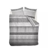 Rivièra Maison Winterclub dekbedovertrek Grey Lits-jumeaux (260x200/220 cm + 2 slopen)