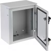 WL4 SR10WO6U-W metalen 6U 10 rack kast geschikt voor buiten muur of paal montage met 2 sleutelsloten