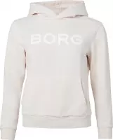 Björn Borg Logo Hoodie  - Trui - Sweater - Met Capuchon - Dames - Maat S - Lichtgrijs