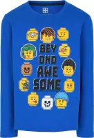 Lego T-shirt Blauw "Beyond Awesome" maat 128