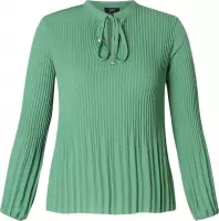 YEST Amelia Blouse - Dark Jade Green - maat 44