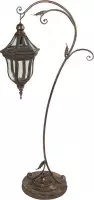 Clayre & Eef Vloerlamp 32*49*128 cm E27/max 1*60W Bruin Ijzer Staande Lamp Staanlamp
