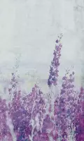 Dimex Lavender Abstract Fotobehang 150x250cm 2-banen