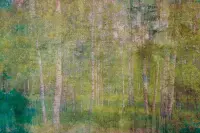 Dimex Leaves Abstract Fotobehang 375x250cm 5-banen