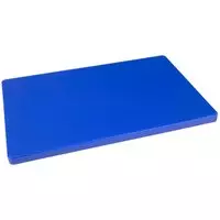 Hygiplas Kleurcode Lage Dichtheid Snijplank 2x45x30cm Blauw DM005 - Dikke Plank - Horeca