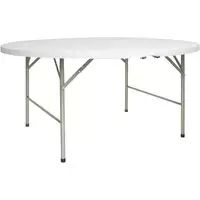 Inklapbare ronde tafel | 153 cm | Stalen Frame