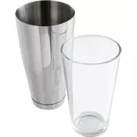 Boston shaker-Set - 2-delig - glas á 400 ml & RVS á 700 ml