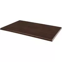 Bolero rechthoekig tafelblad donkerbruin