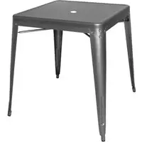 Bolero vierkante bistro tafel grijs 66cm