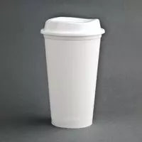 Olympia polypropyleen herbruikbare koffiebeker 450ml (25 stuks) - 25