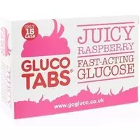 Glucotabs Framboos geseald 20 Tabletten