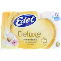 Edet Toiletpapier 4 laags almond milk 6 Stuks
