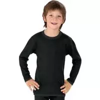 Best4Body Verbandshirt kind zwart lange mouw 98-104 1 Stuks