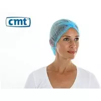 CMT Baret blauw clipcap detecteerbaar 49 cm 100 Stuks