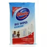 Glorix Big wipes ocean 15 Stuks