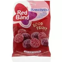 Red Band Rood fruit suikervrij 70 Gram