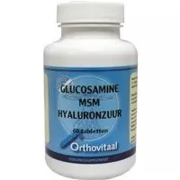 Orthovitaal Glucosamine MSM hyaluronzuur 60 Tabletten