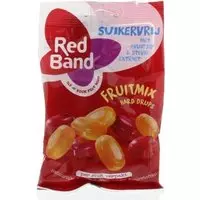 Red Band Fruit mix harddrups suikervrij 70 Gram