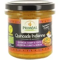 Primeal Quinoade spread Indian style quinoa, curry & kokos 140 Gram