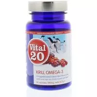 Vital20 Krill Oil Omega-3 hooggedoseerd 590 mg 60 Softgel