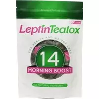 Leptin Teatox Detox morning boost thee 2.5 gram 14 Stuks